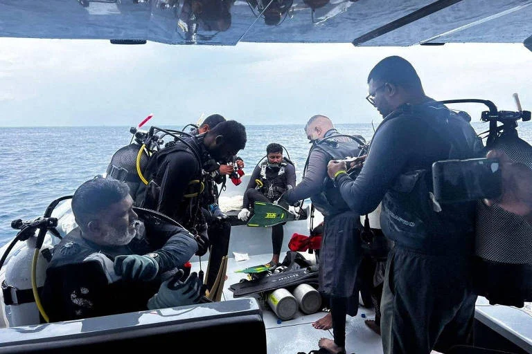 Tragédia nas Maldivas: Corpos de 4 Mergulhadores Italianos Mortos em Cavernas Subaquáticas Localizados Após Missão Complexa