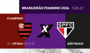 Flamengo x São Paulo: TV Brasil transmite final emocionante do Brasileirão Feminino Sub-20 com vantagem rubro-negra