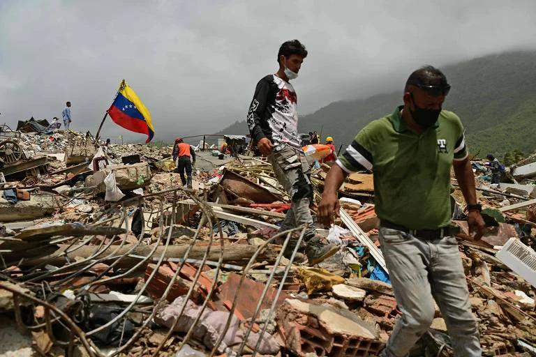 Terremotos na Venezuela: Número de Mortos Atinge 4.118, OMS Alerta para Risco de Doenças em Abrigos Superlotados