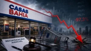 Casas Bahia em Recuperação Judicial: Dívida de R$ 17 Bilhões Pressiona Gigante do Varejo Brasileiro